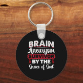 バーガン神の恵みによって生き残った脳動脈瘤 キーホルダー (正面)