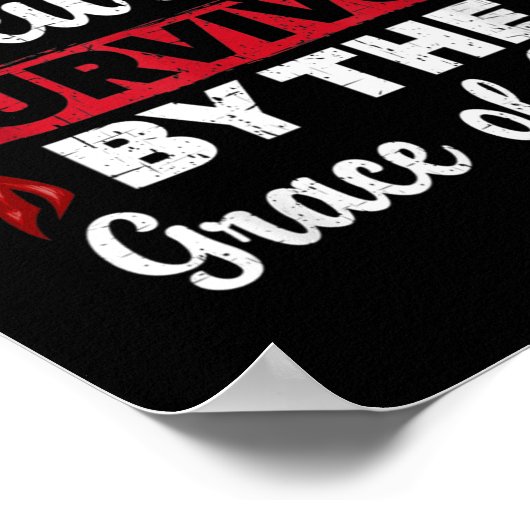 バーガン神の恵みによって生き残った脳動脈瘤 ポスター (角)