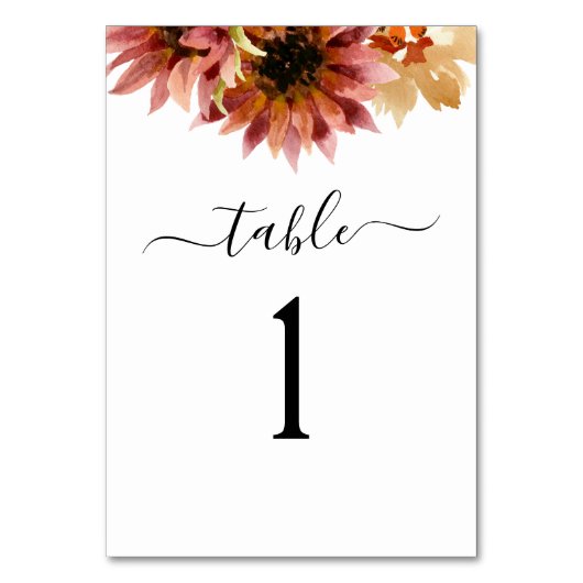 バーガン素朴ディひま結婚わり テーブルナンバー (裏面)