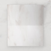 バーガン素朴ディバラ水彩フローラ結婚ズ プレイスカード (内部開封)