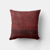 バーガン素朴ディーレッドのブックカバークッション クッション (裏面)