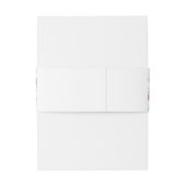 バーガン素朴ディ燃えたオレンジ色の黄色のフローラ結婚の 招待状ベリーバンド (裏面例)