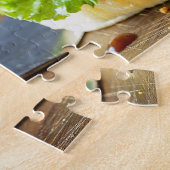 バーガーとビールパズル ジグソーパズル (側面)