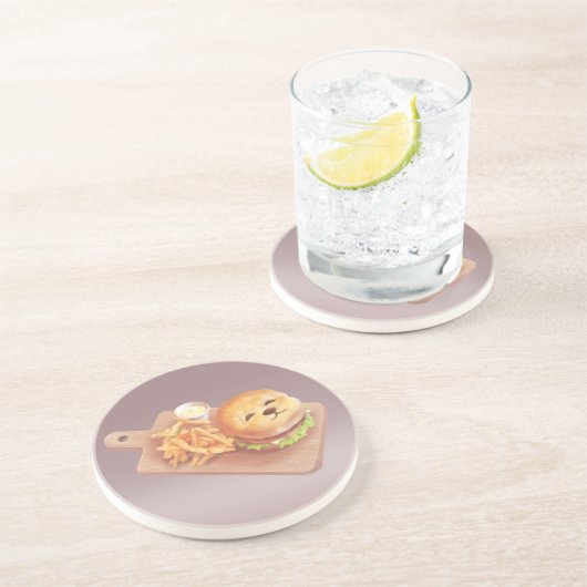 バーガーとフライス コースター (側面)