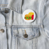 バーガーとフライス 缶バッジ (インサイチュ)