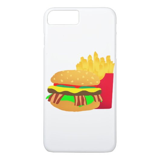バーガーとフライス Case-Mate iPhoneケース (裏面)