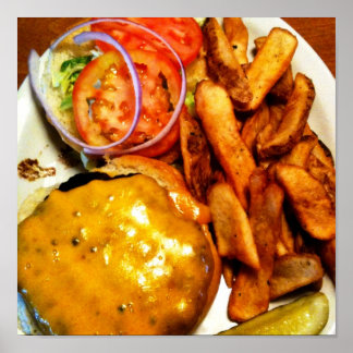 バーガーのポスター ポスター