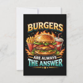 バーガーはいつだって正解 サンキューカード