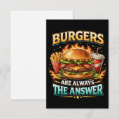 バーガーはいつだって正解 サンキューカード (正面/裏面)