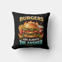 バーガーはいつだって答え クッション