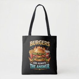 バーガーは常に正解 トートバッグ