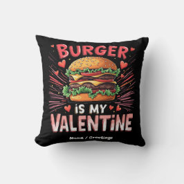 バーガーは私のバレンタインデー笑わされるト クッション