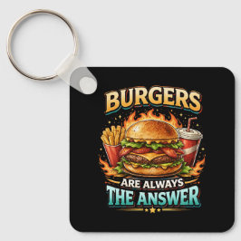 バーガーは答え キーホルダー