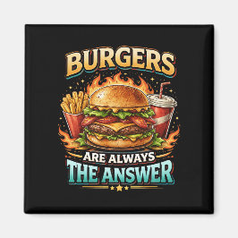 バーガーは答え マグネット
