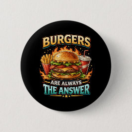 バーガーは答え 缶バッジ