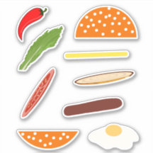 バーガーを作れ！クリエイティブおもしろい活子供へ動