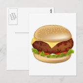 バーガーイラストレーション ポストカード (正面/裏面)