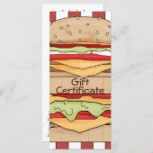 バーガーギフト券 (正面/裏面)