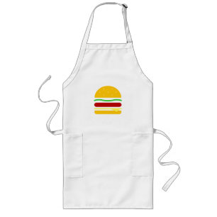 バーガークリップアート  ロングエプロン