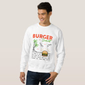 バーガーサンセット スウェットシャツ (正面フル)