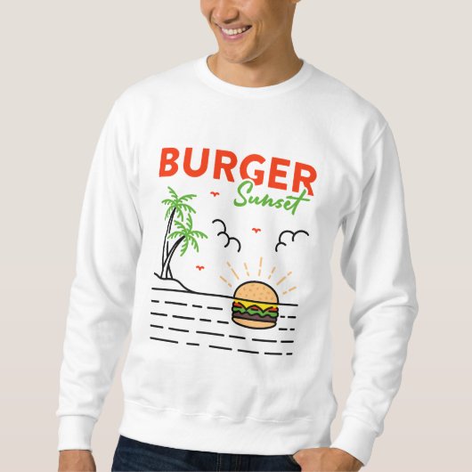 バーガーサンセット スウェットシャツ (正面)