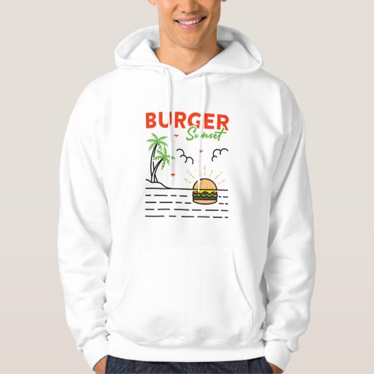 バーガーサンセット パーカ (正面)