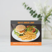 バーガージョイントグランドオープニングフライヤー (スタンド正面)