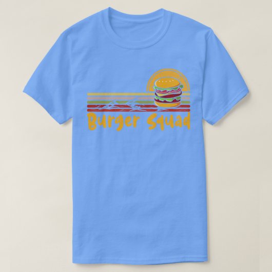 バーガースクワッドチーズバーガー Tシャツ (デザイン正面)