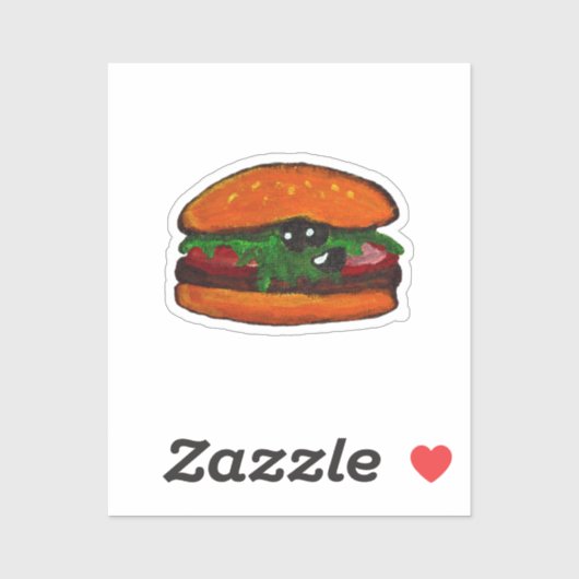 バーガーステッカー シール (シート)