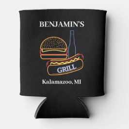 バーガーズホットドッグビールと裏庭グリル 缶クーラー