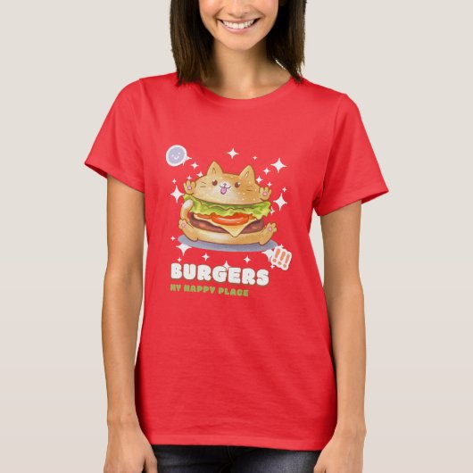 バーガーズマイハッピープレイス Tシャツ (正面)