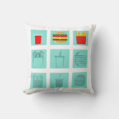 バーガーセット クッション (正面)