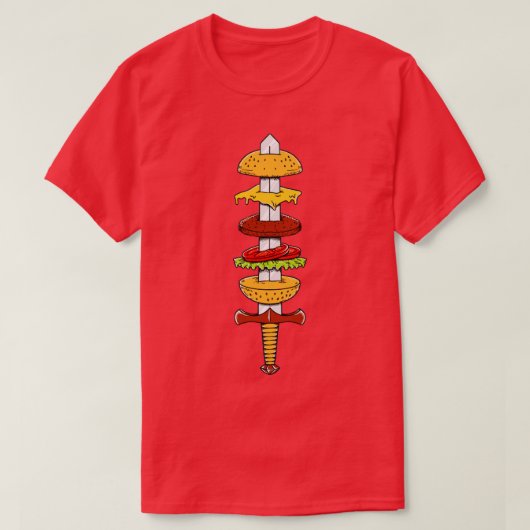 バーガーソード Tシャツ (デザイン正面)
