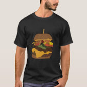 バーガーハンバーガーバーガー Tシャツ (正面)