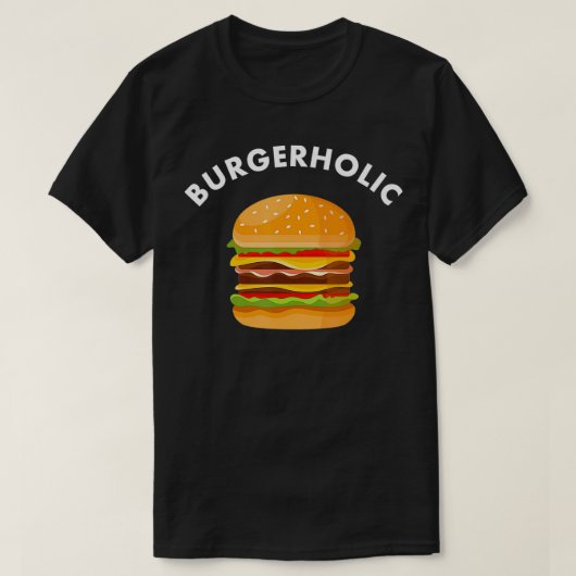 バーガーバーおもしろいジェリックことわざバーガーラバーギフト Tシャツ (デザイン正面)