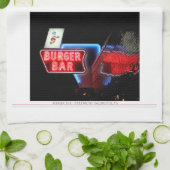 バーガーバーブリストルバージニア キッチンタオル (折り畳み)