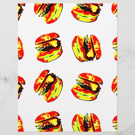 バーガーパターン チラシ (正面)