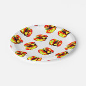 バーガーパターン ペーパープレート (アングル)