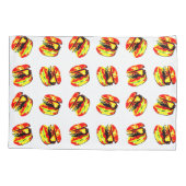 バーガーパターン 枕カバー (裏面)