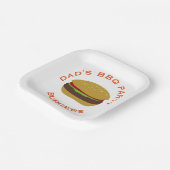 バーガーパーティーバックヤードBBQカスタム紙プレート ペーパープレート (傾斜あり)