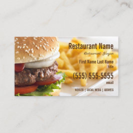 バーガービジネスカード 名刺