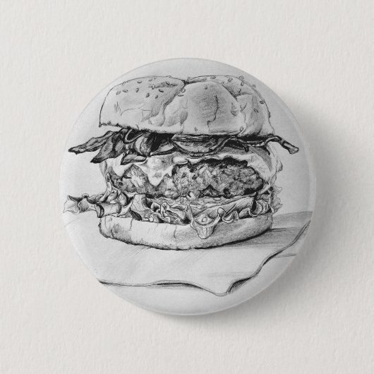 バーガーピン 缶バッジ (正面)