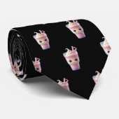 バーガーフライスミルクシェイクチビ（小さくかわいく書いた感じ） ネクタイ (ロール)