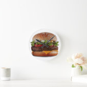 バーガープラス ラウンド壁時計 (ホーム)