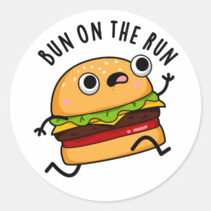 バーガープ走ンおもしろいのパン ラウンドシール
