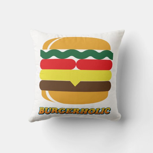 バーガーホリック クッション (裏面)