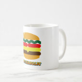 バーガーホリック コーヒーマグカップ (正面右)