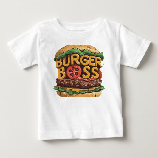 バーガーボス ベビーTシャツ (正面)