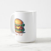 バーガームード コーヒーマグカップ (正面左)