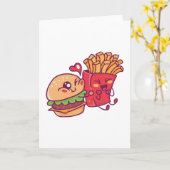 バーガーラブフライ カード (黄色い花)